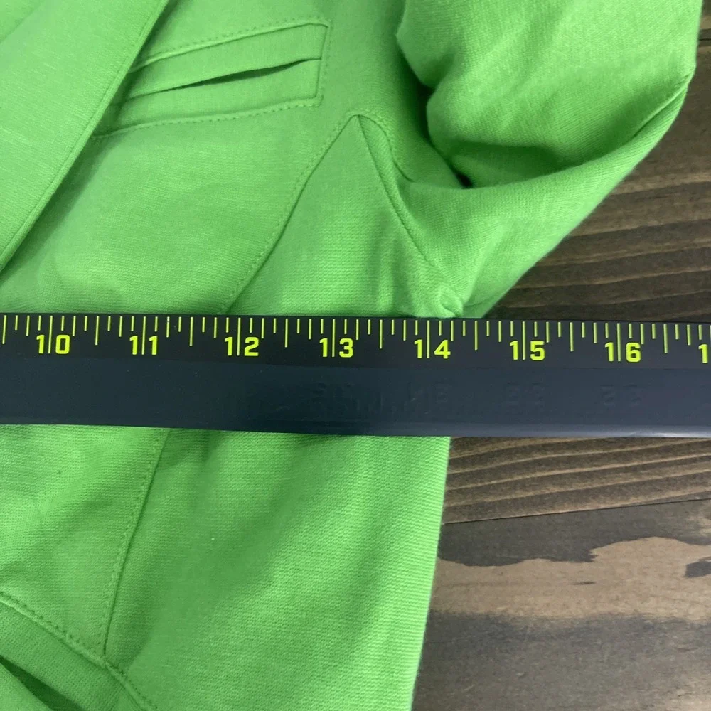 Diane Von Furstenberg Green Topher Blazer Womens Size 2 Ponte Career Office - Picture 6 of 10